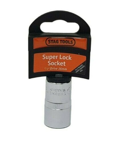 Super Lock Socket 1/2'' Drive 8mm - 30mm Stag Tools Diy Garage Tools