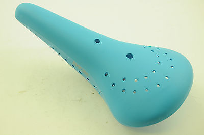 OLD SCHOOL BMX BURNER 80’s VISCOUNT TYPE MX SADDLE LIGHT MID BLUE SEAT