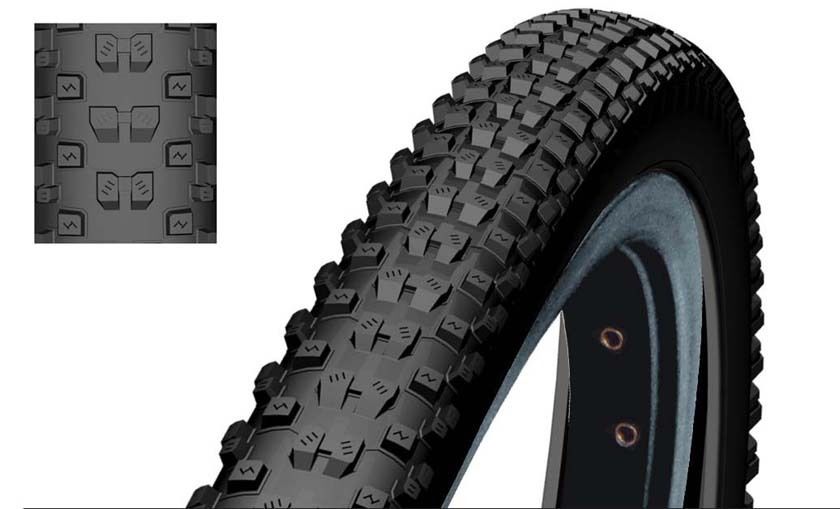 29 x 2.10 ( 622 - 52 BLACK TYRE  29ER KNOBBLY TREAD MOUNTAIN BIKE OFF ROAD TYRE