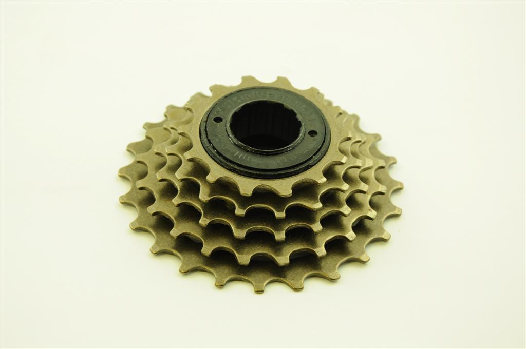 5 SPEED BIKE 14-24 NON INDEX FREEWHEEL COG ( CASSETTE FOR THREADED HUBS)