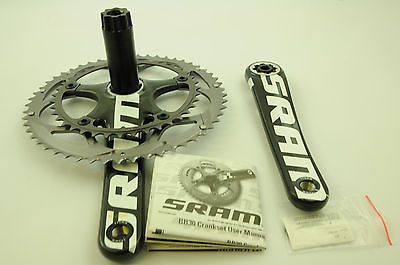 SRAM FORCE CARBON RACING CHAINSET 2.2 BB30 DOUBLE CHAINWHEEL 175mm 50% OFF RRP - Bankrupt Bike Parts