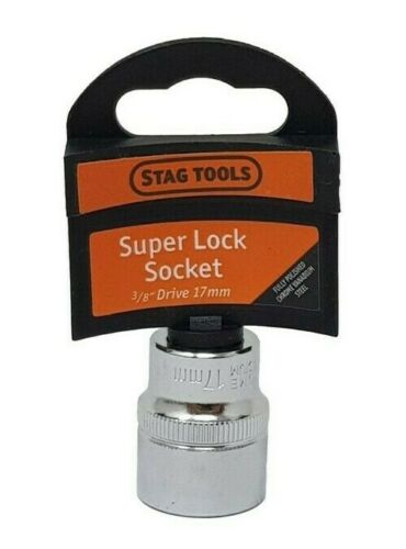 Super Lock Socket 3/8'' Drive 9mm - 19mm Stag Tools DIY Garage Tools