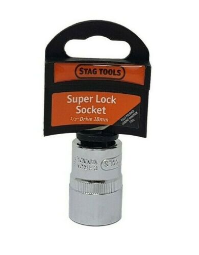 Super Lock Socket 1/2'' Drive 8mm - 30mm Stag Tools Diy Garage Tools