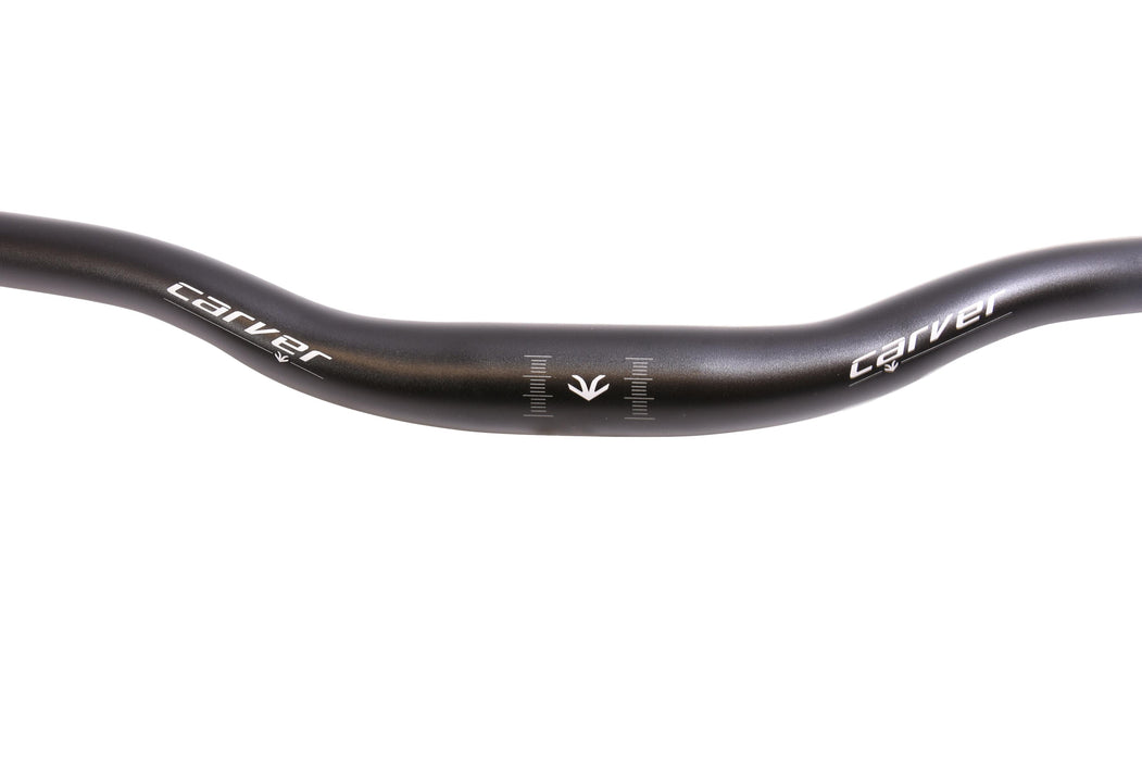 Carver Branded Alloy Riser MTB Handlebar 630mm Wide With A 30mm Rise Black Sale