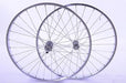 VINTAGE 24 x1 3-8" STEEL WHEEL SET CHROME FOR 50's,60's,70's 80's JUNIOR RACING - Bankrupt Bike Parts