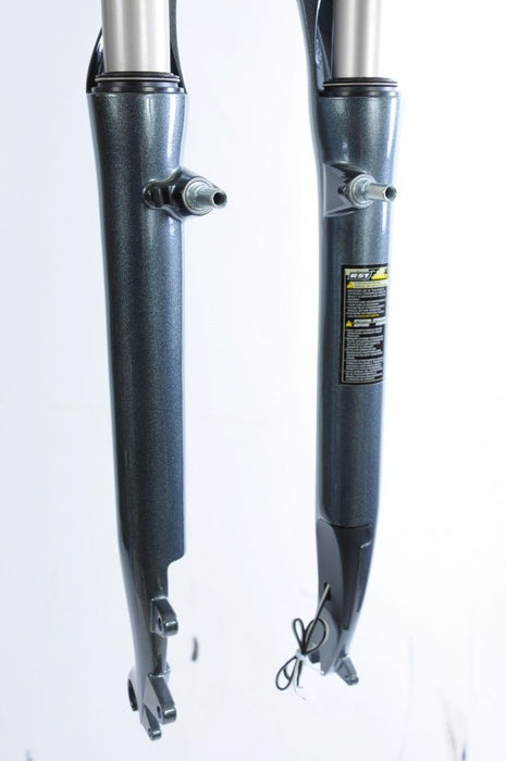 RST ICS VERSE ML 700c LOCK OUT SUSPENSION FORK 1 1-8” 300mm DISC OR V BRAKE GREY