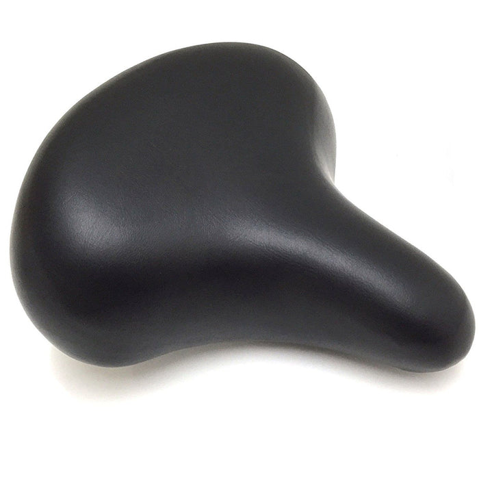 EXTRA WIDE SUPER COMFORT SPRUNG GEL BIKE SADDLE UNISEX SHOCK ABSORBING SEAT BLACK