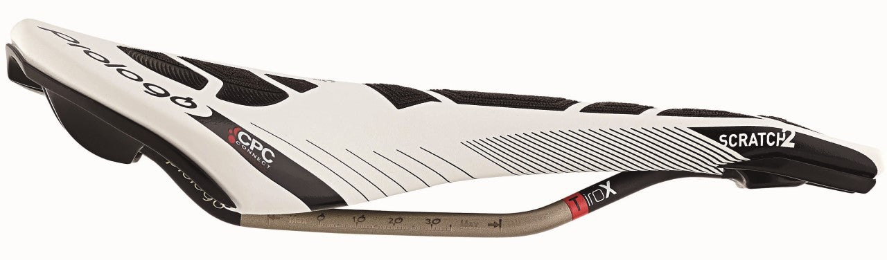 Prologo Scratch 2 Tirox CPC Road Race Saddle - Black & White