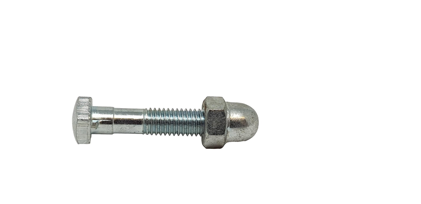 Traditional Bicycle Seat Post Bolt, 40mm M8 Chrome With Smart Dome End 13mm Nut Thats Suitable For Vintage Bike & Modern Cycles