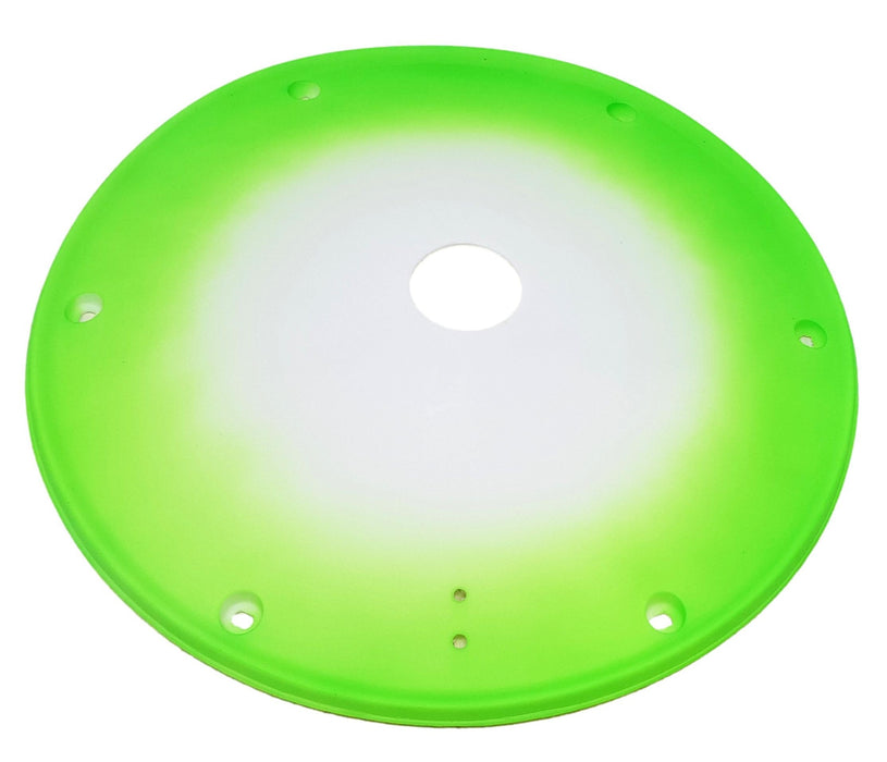 OLD SCHOOL BMX MODERN BMX 20" WHEEL FULL DISC COVER SET WHITE BRIGHT GREEN NOS