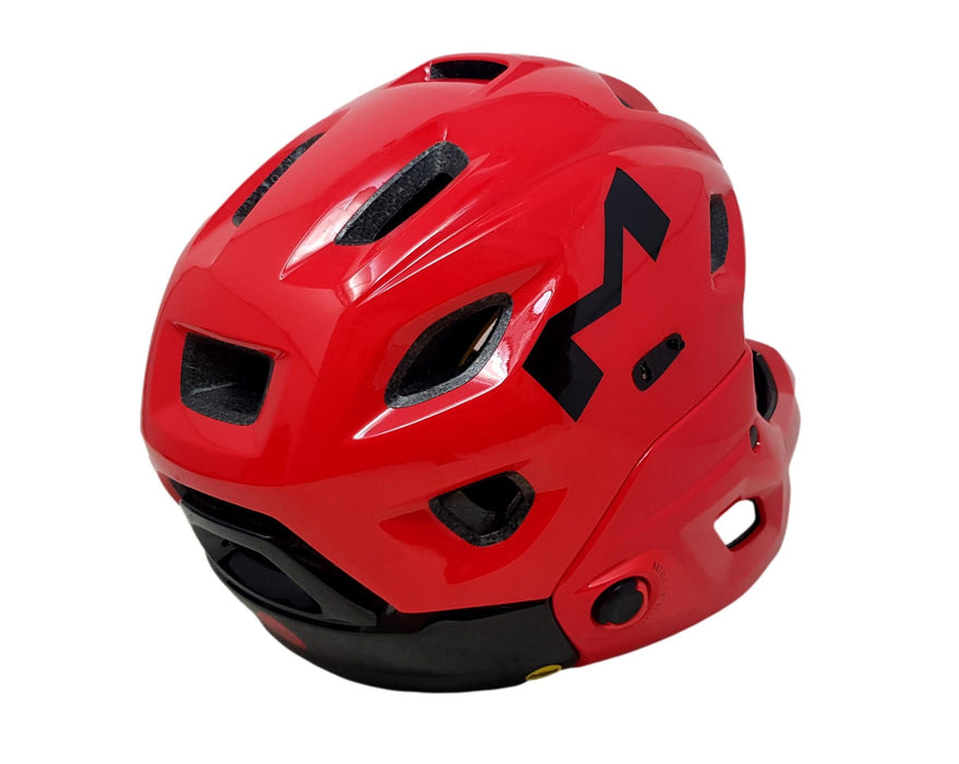 Met Parachute MIps MCR Large 58 - 61cm Red Bike Helmet RRP £300 Spares Or Repairs