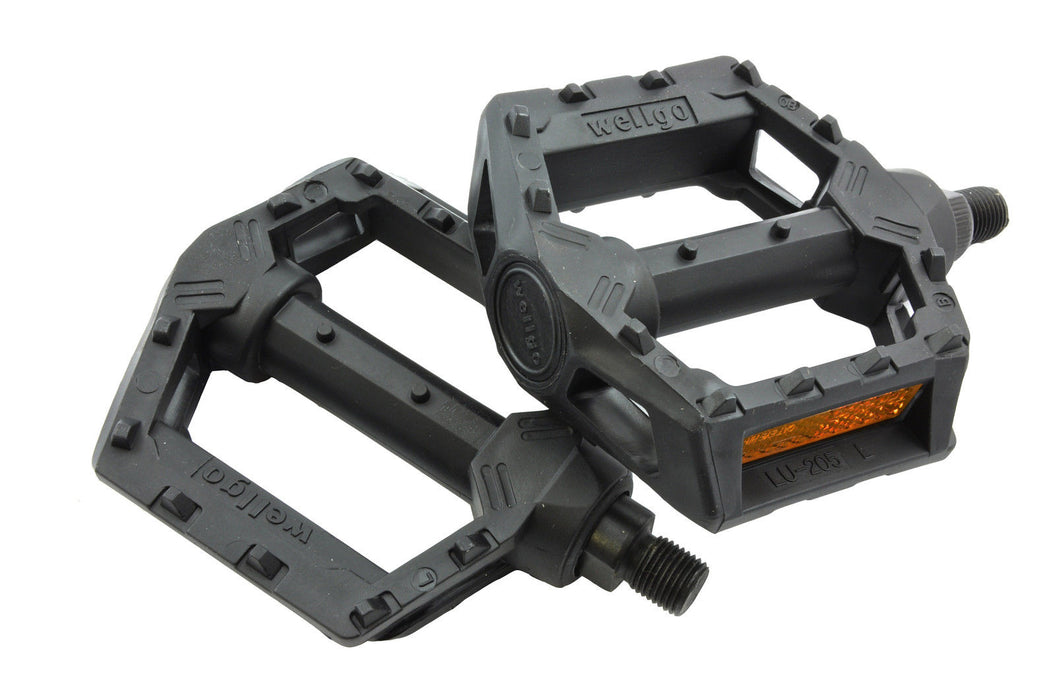 WELLGO ANGULAR 1/2" BMX BIKE PEDALS FOR BMX-FREESTYLER-ANY BIKE WITH OPC