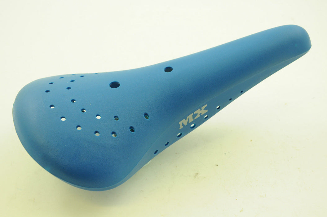 OLD SCHOOL BMX BURNER 80’s VISCOUNT TYPE MX SADDLE DARK BLUE SEAT