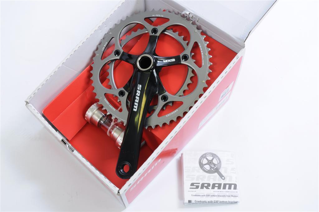 SRAM S500 ROAD DOUBLE CHAINWHEEL SET 53-39 TEETH 10 SPEED 175mm SALE 40% OFF RRP