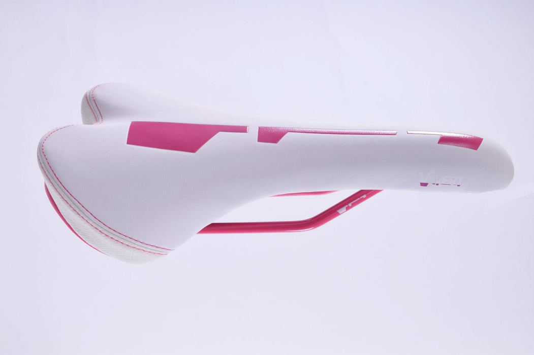 GEL RACING BIKE-MTB SPORTS BIKE SADDLE QUALITY VAVERT SEAT 60% OFF PINK-WHITE