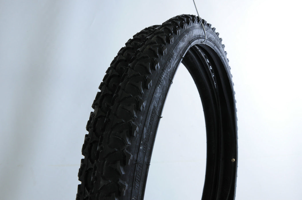 PAIR 24x1.75 (47-507) BLACK MTB BIKE TYRES WITH INNER TUBES FULL SET TWO OF EACH