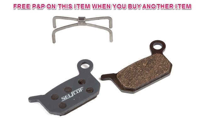 SELCOF SEMI METALLIC DISC BRAKE PADS FOR FORMULA B4, TEAM, SPORT, PRO, SL S-217