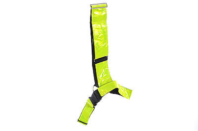 HI VIZ HORSE RIDERS HIGH QUALITY 3" WIDE VISILITE BRIGHT SAFETY BELT - Bankrupt Bike Parts