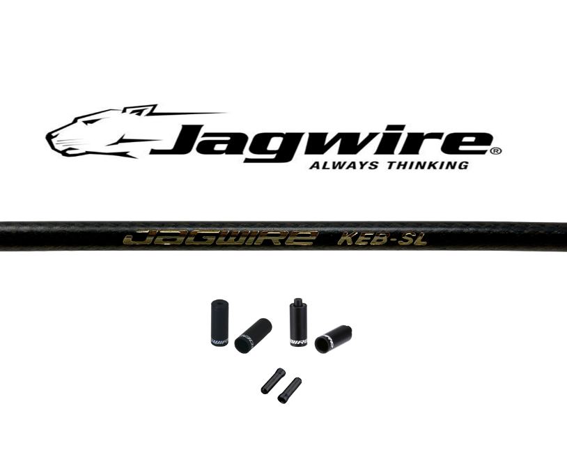 Jagwire Pro Kevlar Reinforced Compressionless Front & Rear Brake Housing Kit