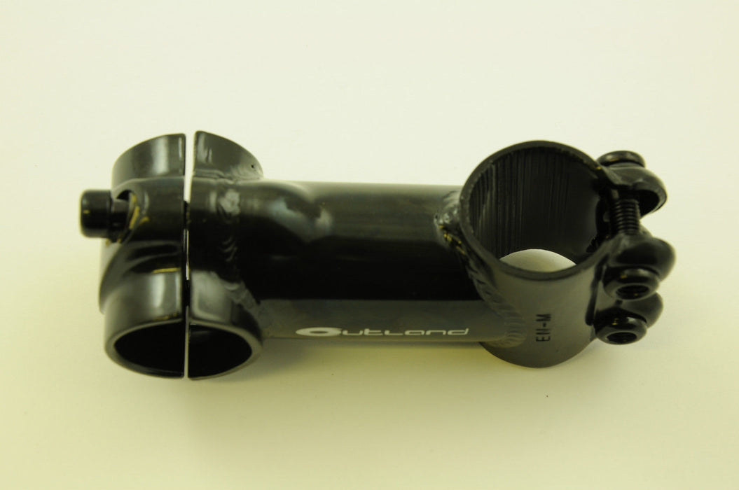 RALEIGH OUTLAND 1 1/8" AHEAD STEEL MTB STEM FOR 31.8mm BAR 80mm SHORT REACH 10 DEGREE RISE BLACK