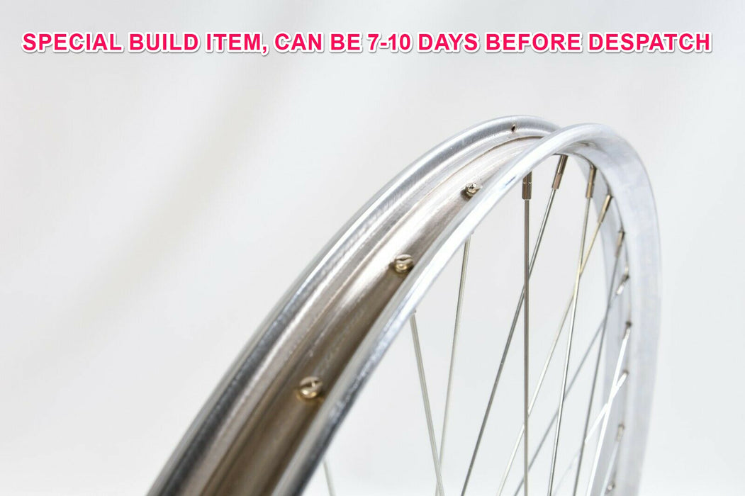 26 x 1 3-4" (571) Rear Wheel Vintage Roadster Bike Westwood Chrome Rim With Coaster Pedal Back Brake Hub