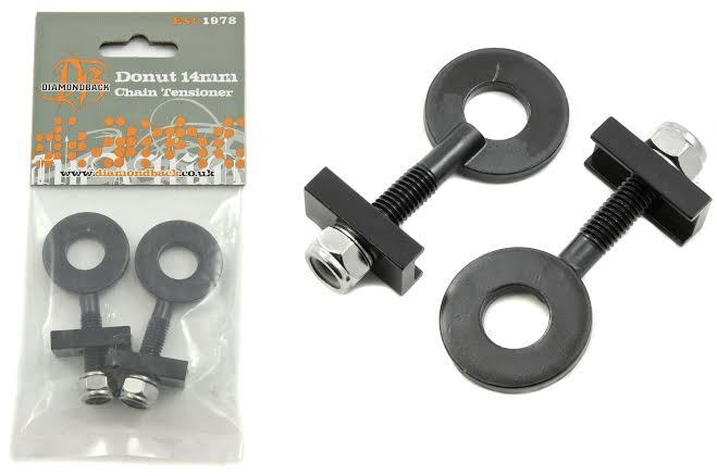 DIAMOND BACK DONUT TUGS 14mm BMX-FIXIE AXLE CHAIN TENSIONERS-ADJUSTERS DBX156