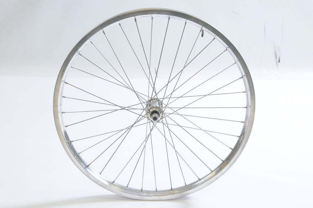 CRUISER BIKE 24 x 1.75 (507) WIDE RIM POLISHED ALLOY RIM FRONT WHEEL ELECTRA HAWAII