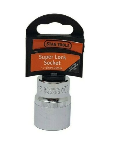 Super Lock Socket 1/2'' Drive 8mm - 30mm Stag Tools Diy Garage Tools