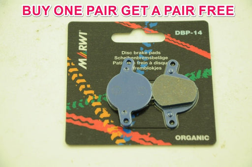 MARWI UNION ORGANIC DISC BRAKE PADS MAGURA CLARA-LOUISE CALIPERS 1+1 FREE DBP-14 - Bankrupt Bike Parts