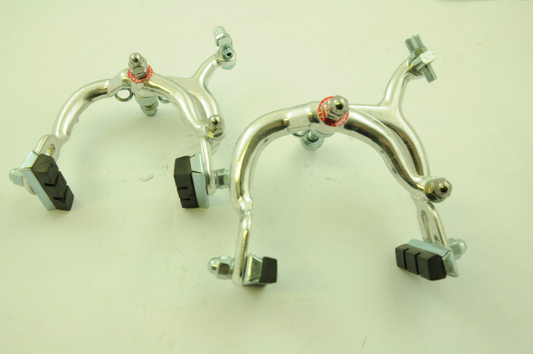 ALLOY BRAKE CALIPERS VINTAGE, ROAD TOWN SHOPPER BIKE MAX 81mm REACH FLAT BRIDGE