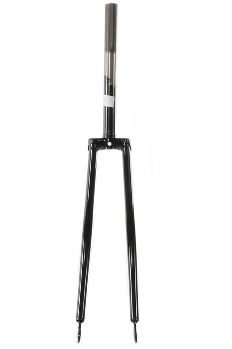Vintage 26 x 1 3/8" Traditional Roadster Bike Fork 1" Steerer 255mm Long Black