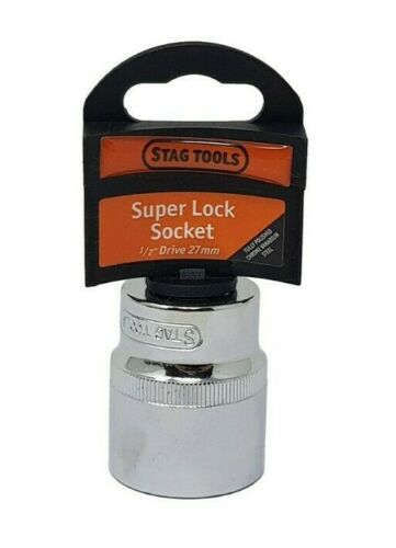 Super Lock Socket 1/2'' Drive 8mm - 30mm Stag Tools Diy Garage Tools