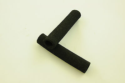 PAIR BAR END GRIPS “TOPGRIPS" BY EVOLVE ITALIAN MADE NATURAL NEOPRENE RUBBER