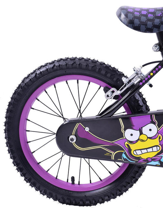 NEW THE SIMPSONS BART SIMPSON 'BARTMAN' 16" WHEEL BMX BOYS BIKE BLACK-PURPLE