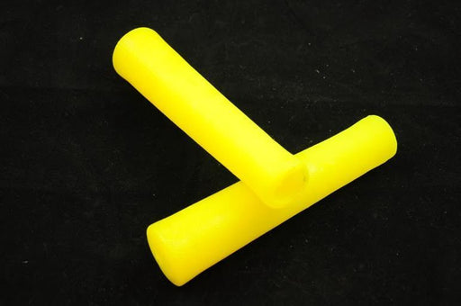 TRENDY NEON YELLOW HANDLEBAR GRIPS 160mm LONG IDEAL FIXIES & MOST BIKES - Bankrupt Bike Parts