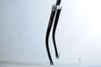 ANTIQUE ROADSTER ROD BRAKE 28 x 1 1-2” BIKE FORK BLACK + GOLD LINES CHROME TOP - Bankrupt Bike Parts