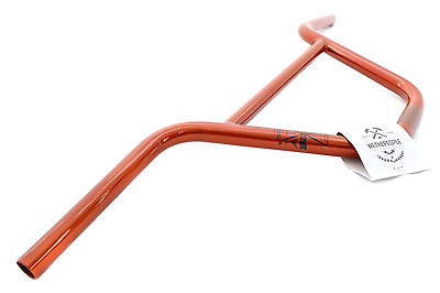 WETHEPEOPLE PATRON 8.5” RISE BMX CR-MO 720mm WIDE HANDLEBAR ORANGE