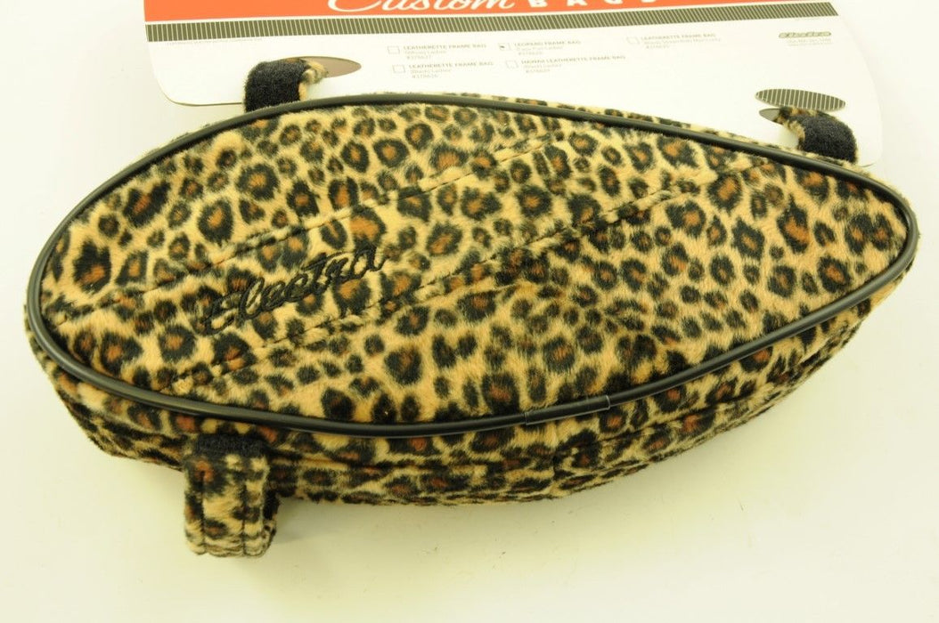 ELECTRA CUSTOM LADIES FRAME BAG USA TYPE CRUISER, DRAGSTER LEOPARD FUR DESIGN