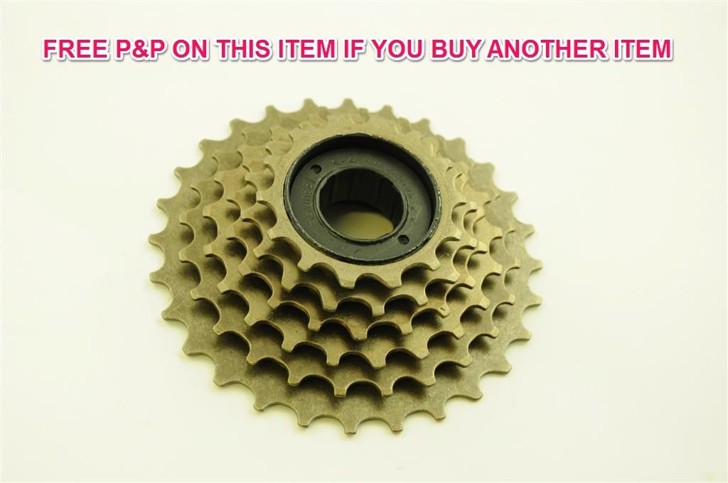 60’s,70’s,80’s RACING SPORTS BIKE NON INDEX 6 SPEED 14-28 FREEWHEEL SPROCKET