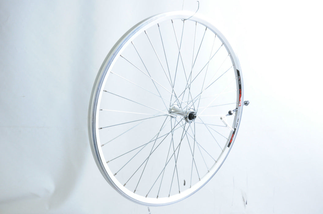 FRONT QUICK RELEASE WHEEL MTB BIKE 26 x 1.75 559 DOUBLE WALL RIM ALLOY WHITE Q-R