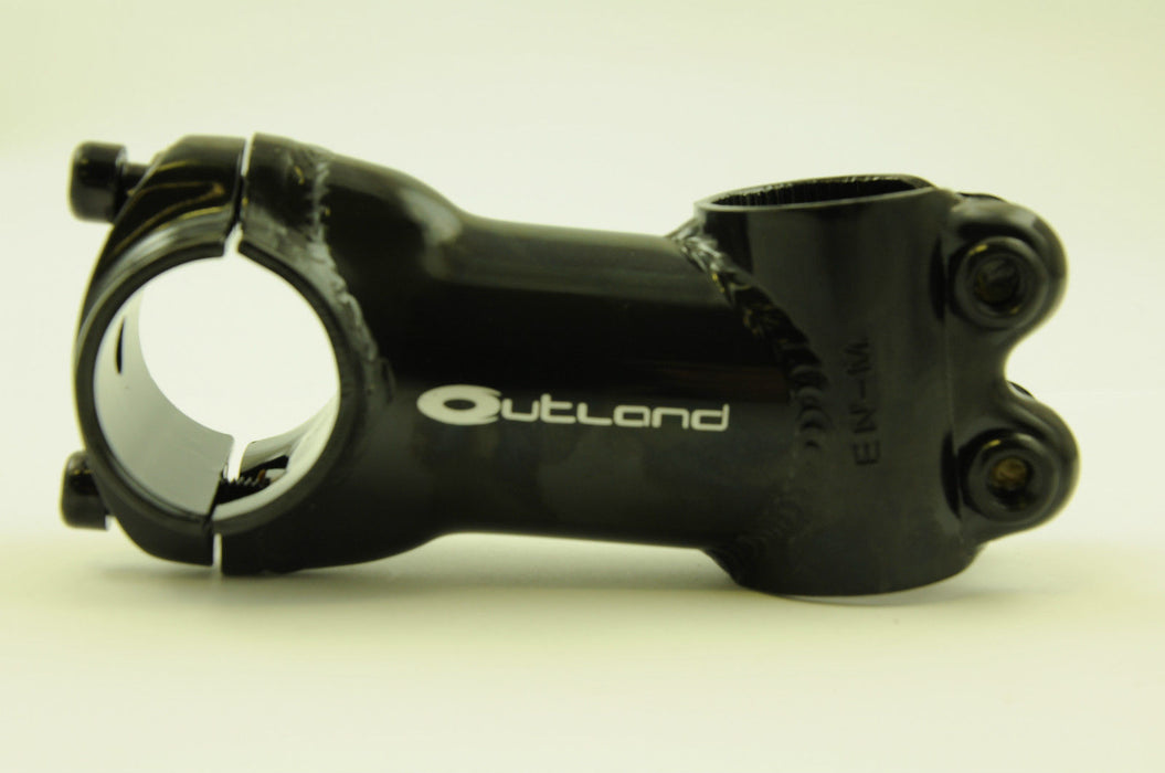 RALEIGH OUTLAND 1 1/8" AHEAD STEEL MTB STEM FOR 31.8mm BAR 80mm SHORT REACH 10 DEGREE RISE BLACK