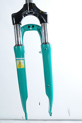 700c 28” SUNTOUR CR-8 SUSPENSION FORK PRELOAD ADJUST 1 1-8” 300mm V BRAKE GREEN