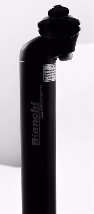 30.6mm BIANCHI COMPONENTI ALLOY SEAT POST-SADDLE STEM 350mm LONG MICRO ADJUST N