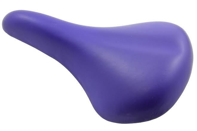 PURPLE LADIES BIKE SEAT IDEAL SADDLE MOST BIKES INCL MTB,HYBRID,COMFORT ETC