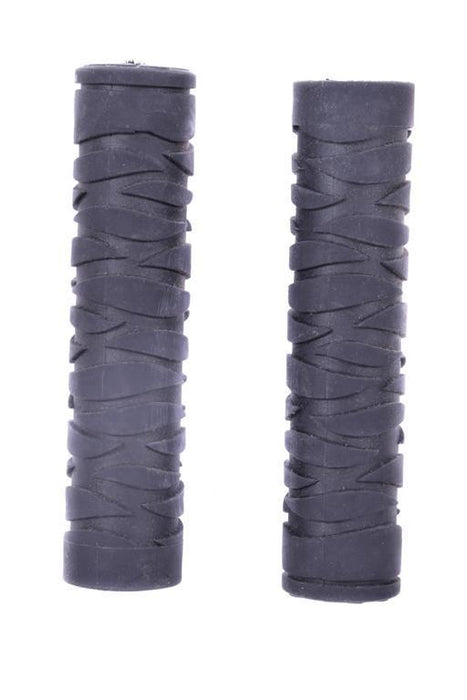 \ PAIR HERRMANS SUPER SOFT BIKE CYCLE HANDLEBAR GRIPS 125mm BLACK MADE IN FINLAND