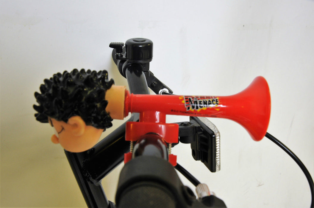 DENNIS THE MENACE BIKE HORN, KIDDIES CYCLE HOOTER GREAT IDEAL PRESENT BEANO