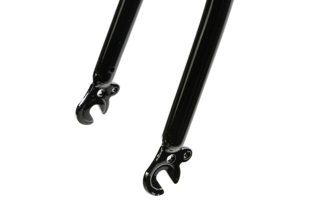 Vintage 26 x 1 3/8" Traditional Roadster Bike Fork 1" Steerer 255mm Long Black