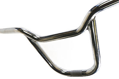 AMMACO EXPO FREESTYLER DIPPED BRACED BMX CHROME HANDLEBARS 660mm (26”) WIDE