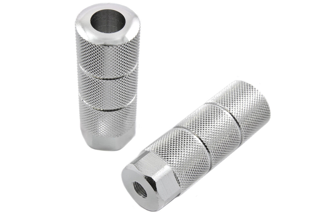 BMX FREESTYLER ALLOY STUNT PEGS TRICK NUTS 3" x 1" 75mm x 25.4mm 3-8" AXLE PEG