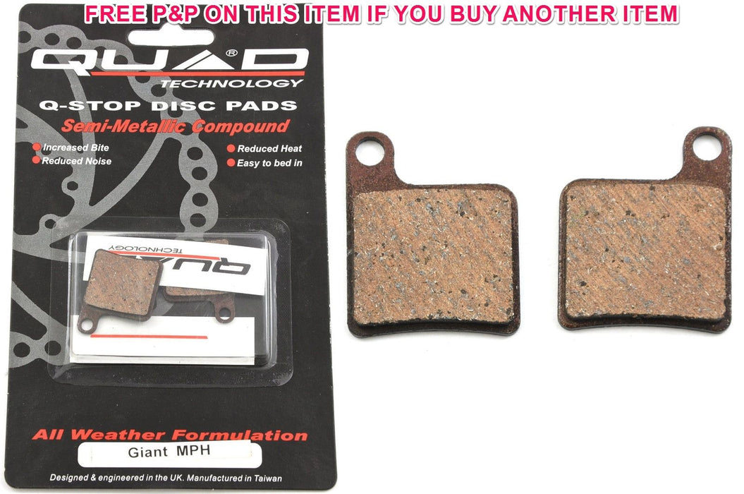 FORMULA ORO K18,K24,PURO DISC BRAKE PADS BY QUAD SEMI-METALLIC 50% OFF RRP QDP33